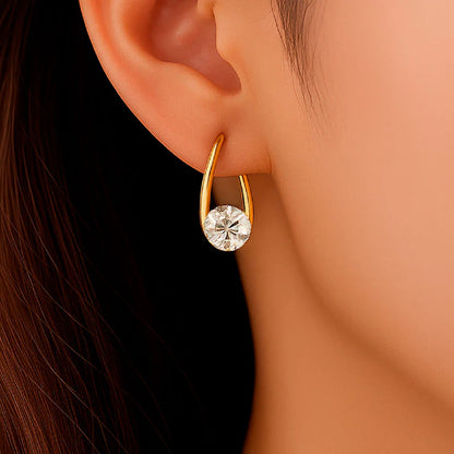 Boucles d'oreilles en zircone cubique
