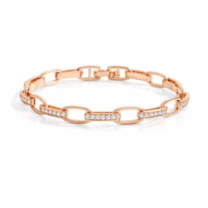 Bracelet Paperclip Diamant Luna
