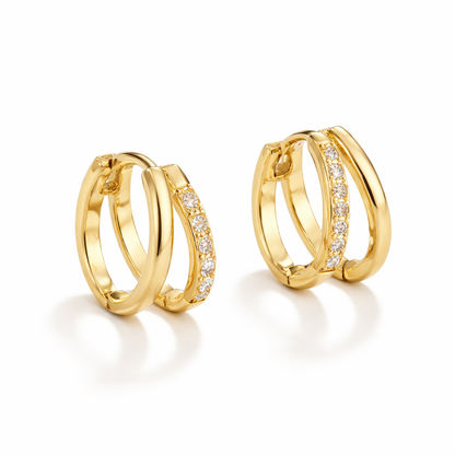 Boucles Double Anneaux Lumineux