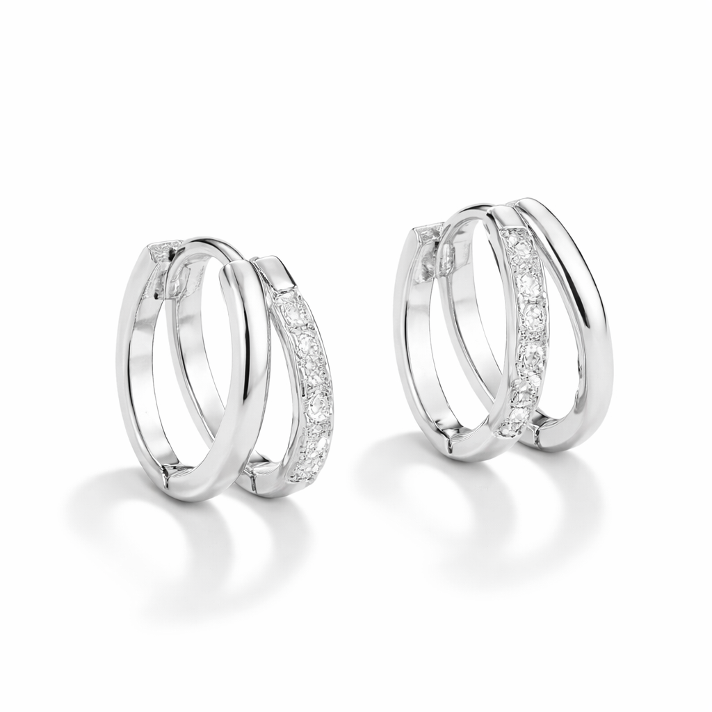 Boucles Double Anneaux Lumineux