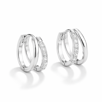 Boucles Double Anneaux Lumineux