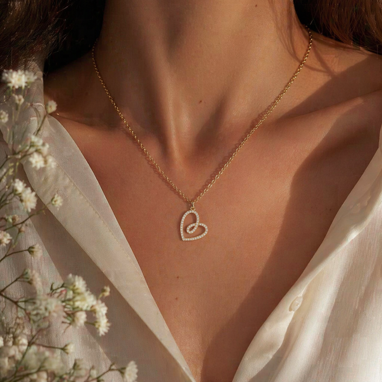 Collier Cœur Lumineux