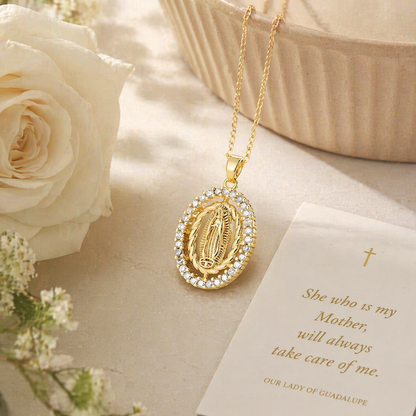 Collier Vierge Rayonnante