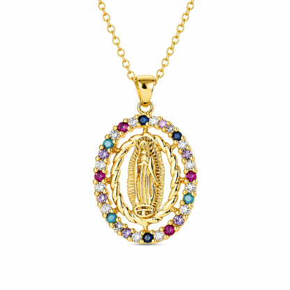 Collier Vierge Rayonnante