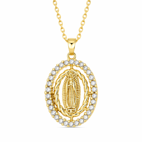 Collier Vierge Rayonnante