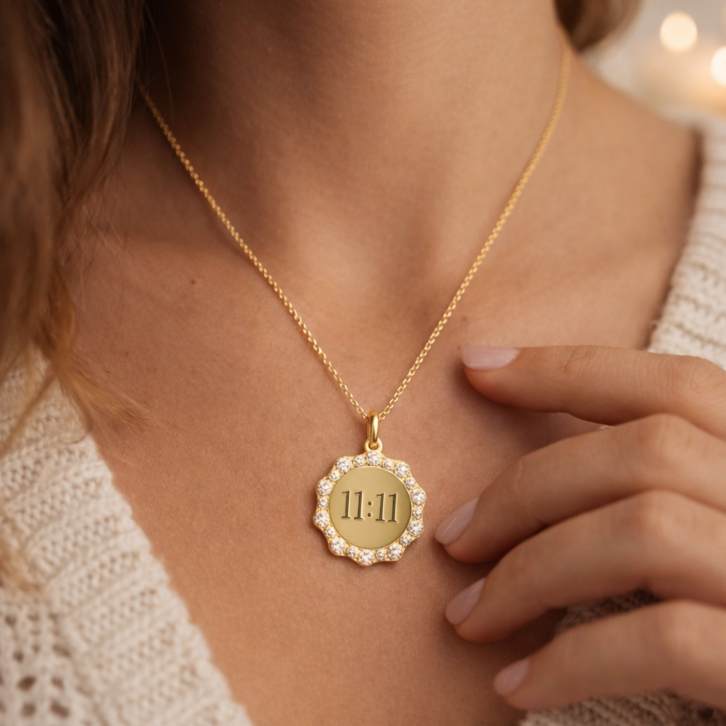 Collier 11:11 – Symbole d’Alignement Spirituel