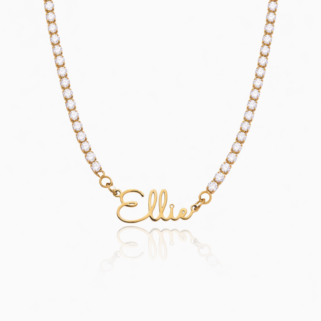 Collier Tennis Signature Personnalisé