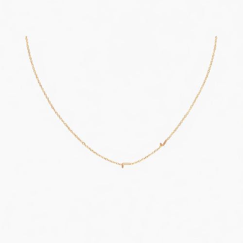 Collier Initiales Personnalisé