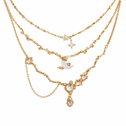 Collier Lune Élégant