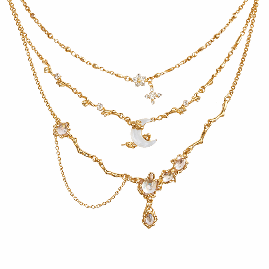 Collier Lune Élégant