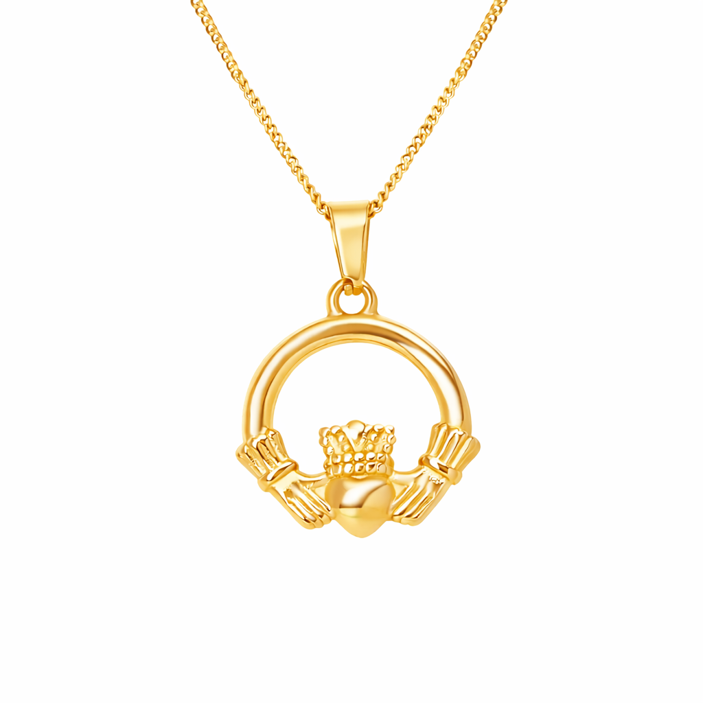 Collier Pendentif Claddagh Élégant