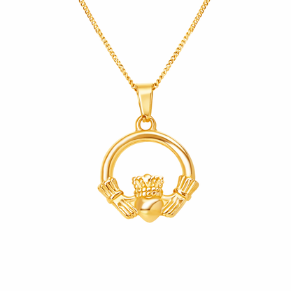 Collier Pendentif Claddagh Élégant