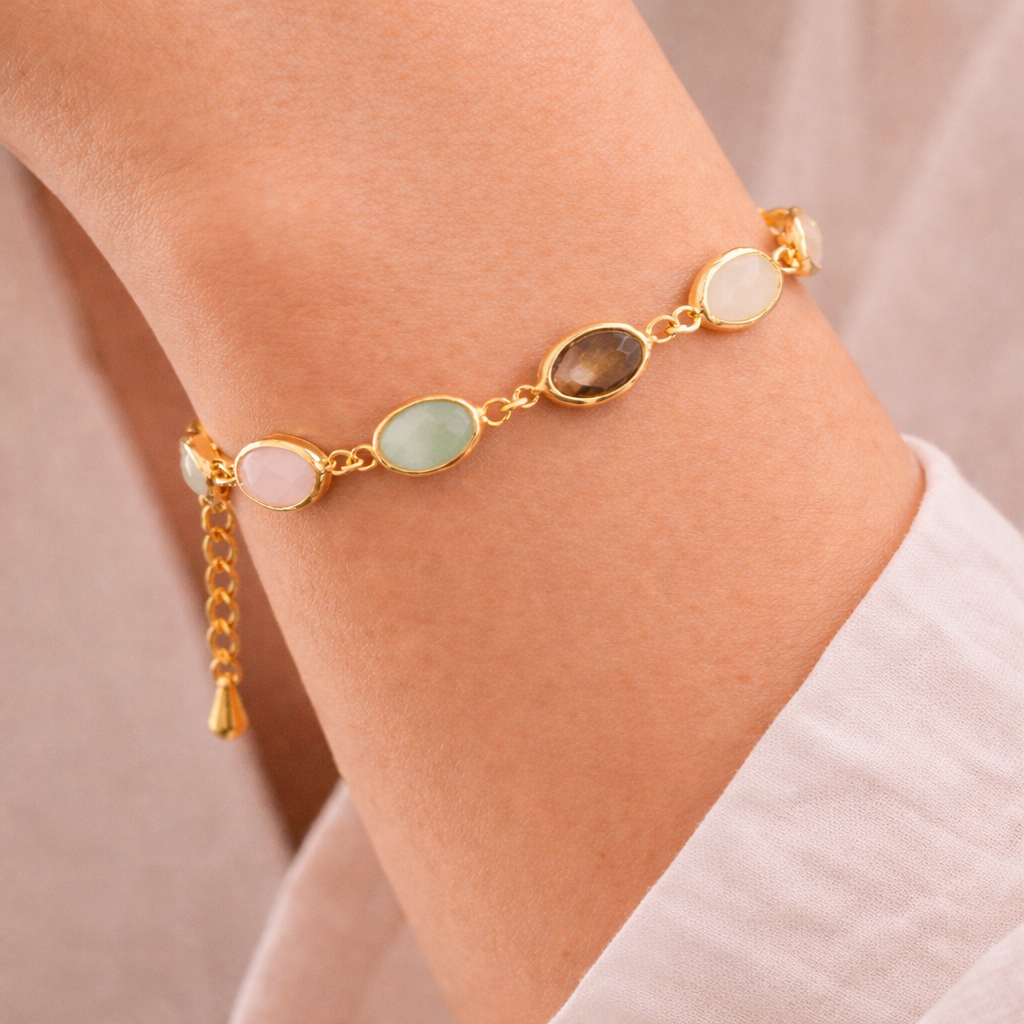 Bracelet Pierres Facettées