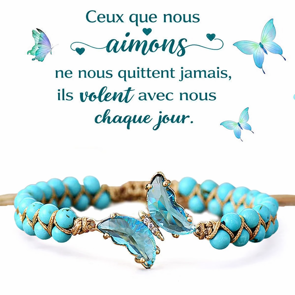 Bracelet Papillon Cristal
