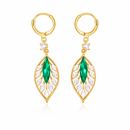 Boucles Feuille Émeraude