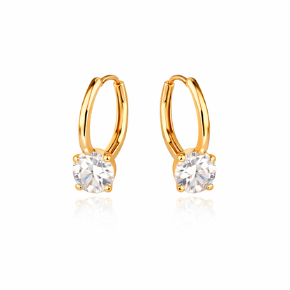 Boucles d'oreilles en zircone cubique