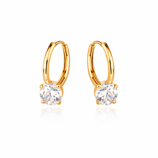 Boucles d'oreilles en zircone cubique