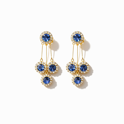 Boucles d’oreilles Fleurs Pampilles