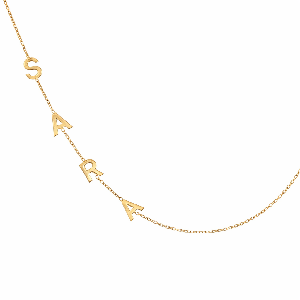 Collier et Bracelet Personnalisé avec Initiales