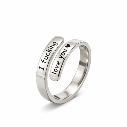 Bague Gravée Amour Sans Filtre