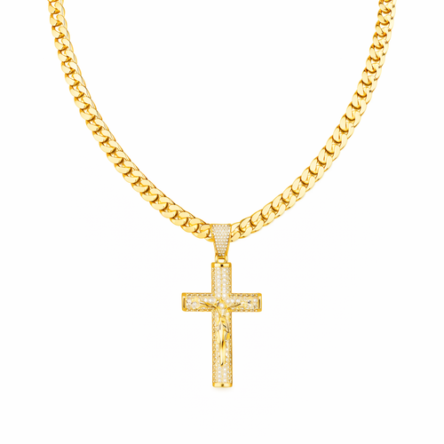 Collier Croix Porte-Bonheur