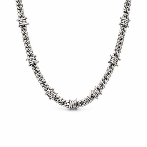 Collier Cubaine Hiphop Barbelés