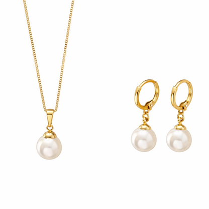 Parure Perle Dorée Classique