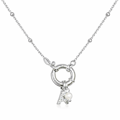 Collier Anneau Central Minimaliste