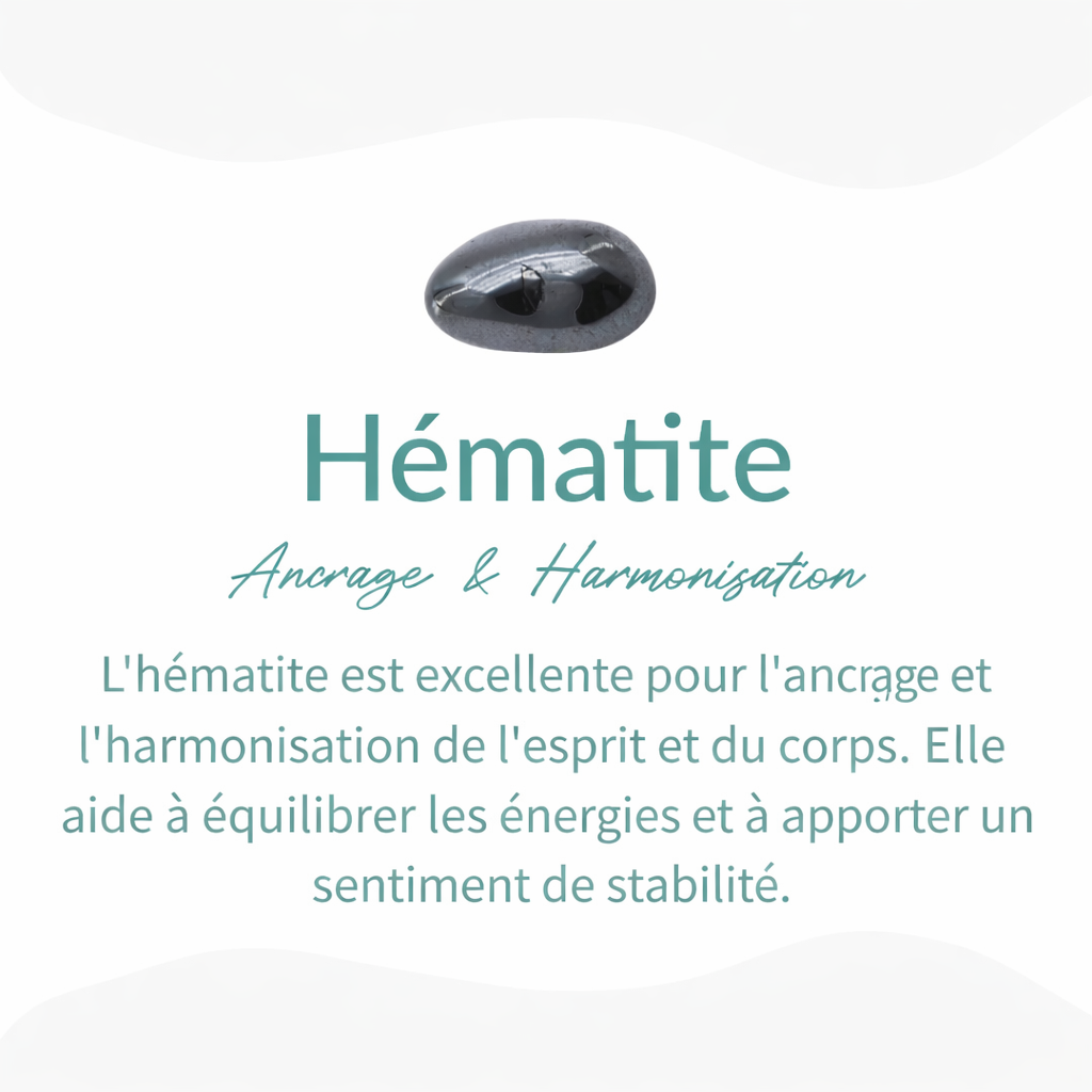 Bracelet "Oeil Céleste" en Labradorite & Hématite