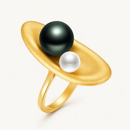 Bague en perle de Tahiti