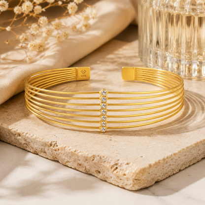 Bracelet élégant à plusieurs lignes