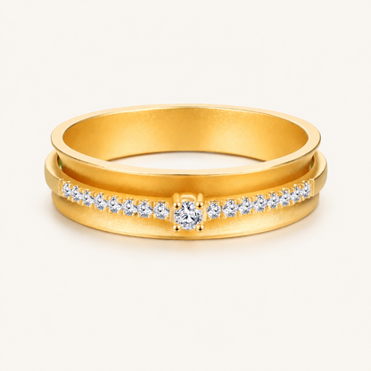 Bague Zircon Minimaliste