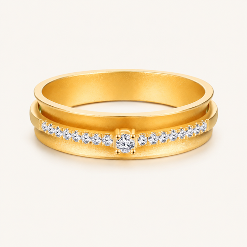 Bague Zircon Minimaliste