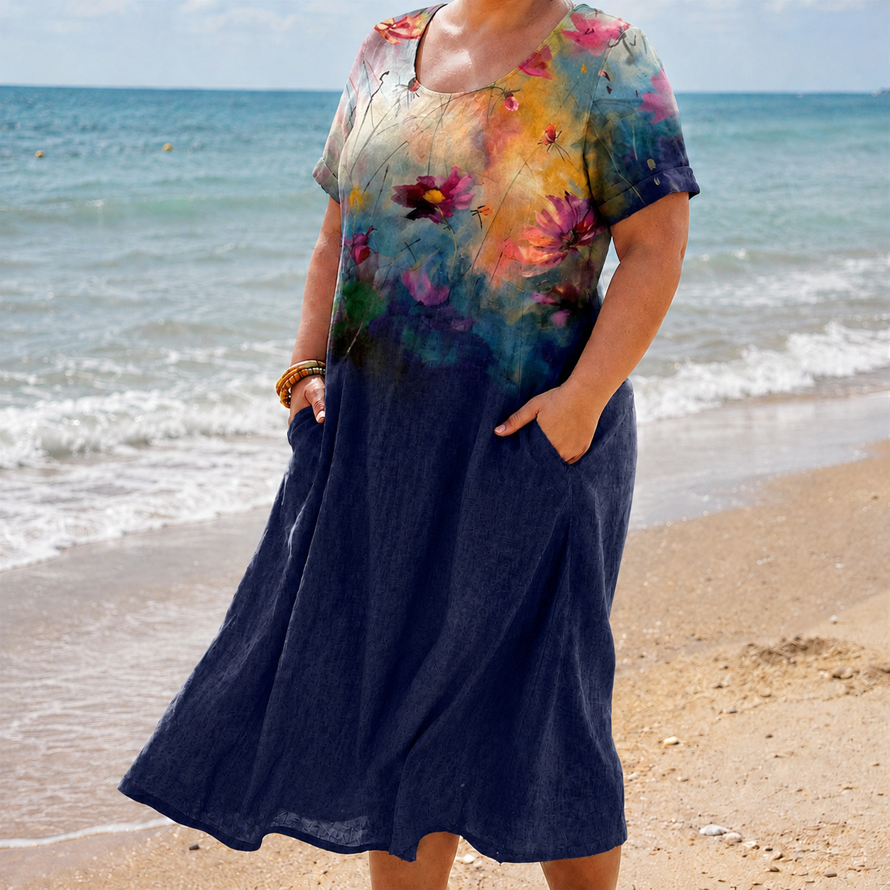 Saffron - Robe de Poche pour Femmes
