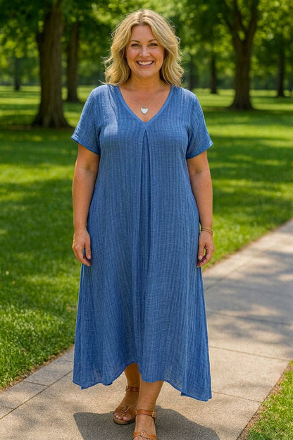 Thea | Robe Midi en Lin