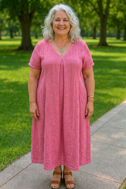 Thea | Robe Midi en Lin