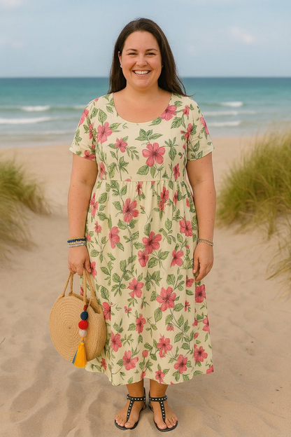 Mali | Robe Maxi Florale Vintage