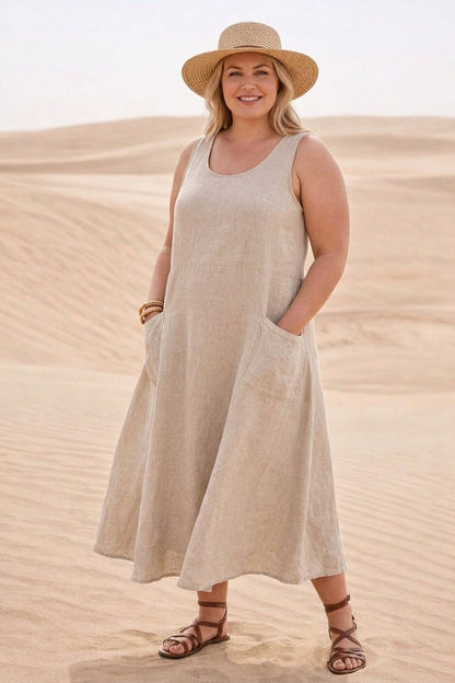 Solveig | Robe en Coton avec Poches