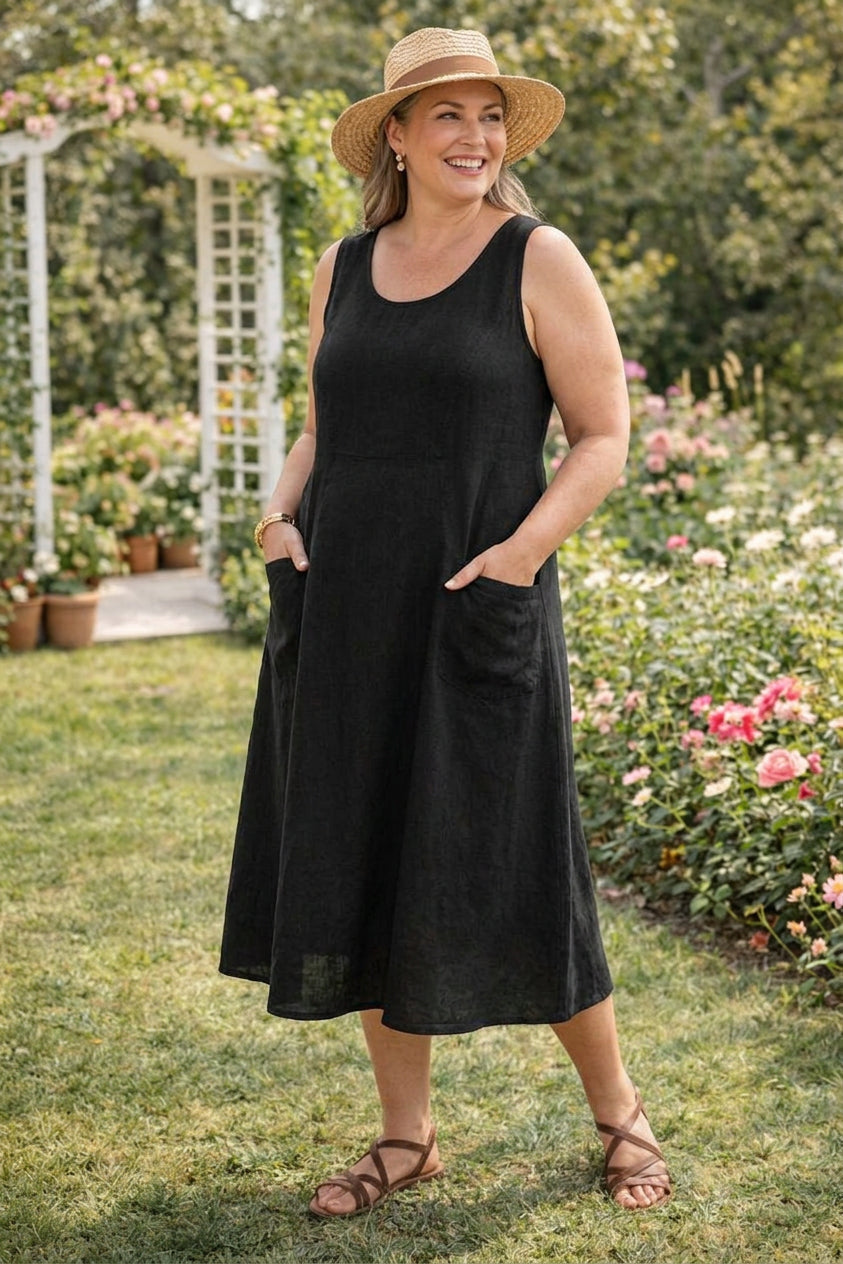 Solveig | Robe en Coton avec Poches