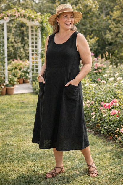 Solveig | Robe en Coton avec Poches