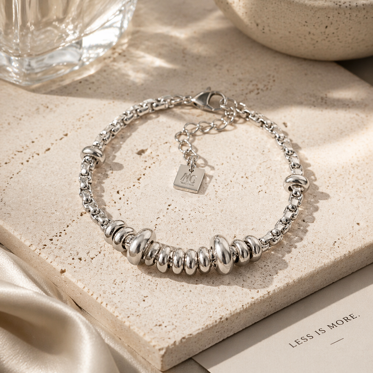 Bracelet Yuki  Acier Hypoallergénique