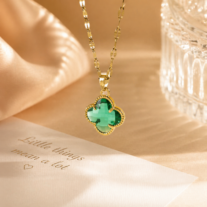 Collier Trèfle Réversible Lumineux