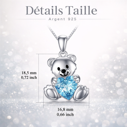 Collier Ours Lumière du Coeur