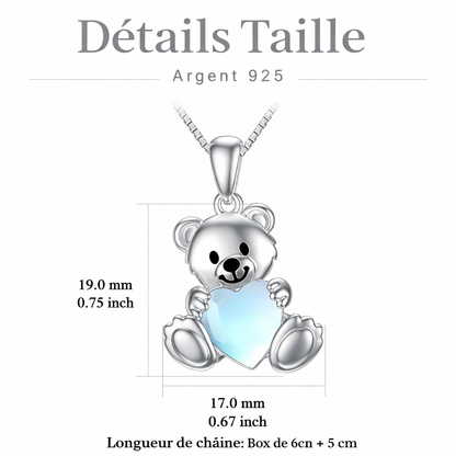 Collier Ours Lumière du Coeur