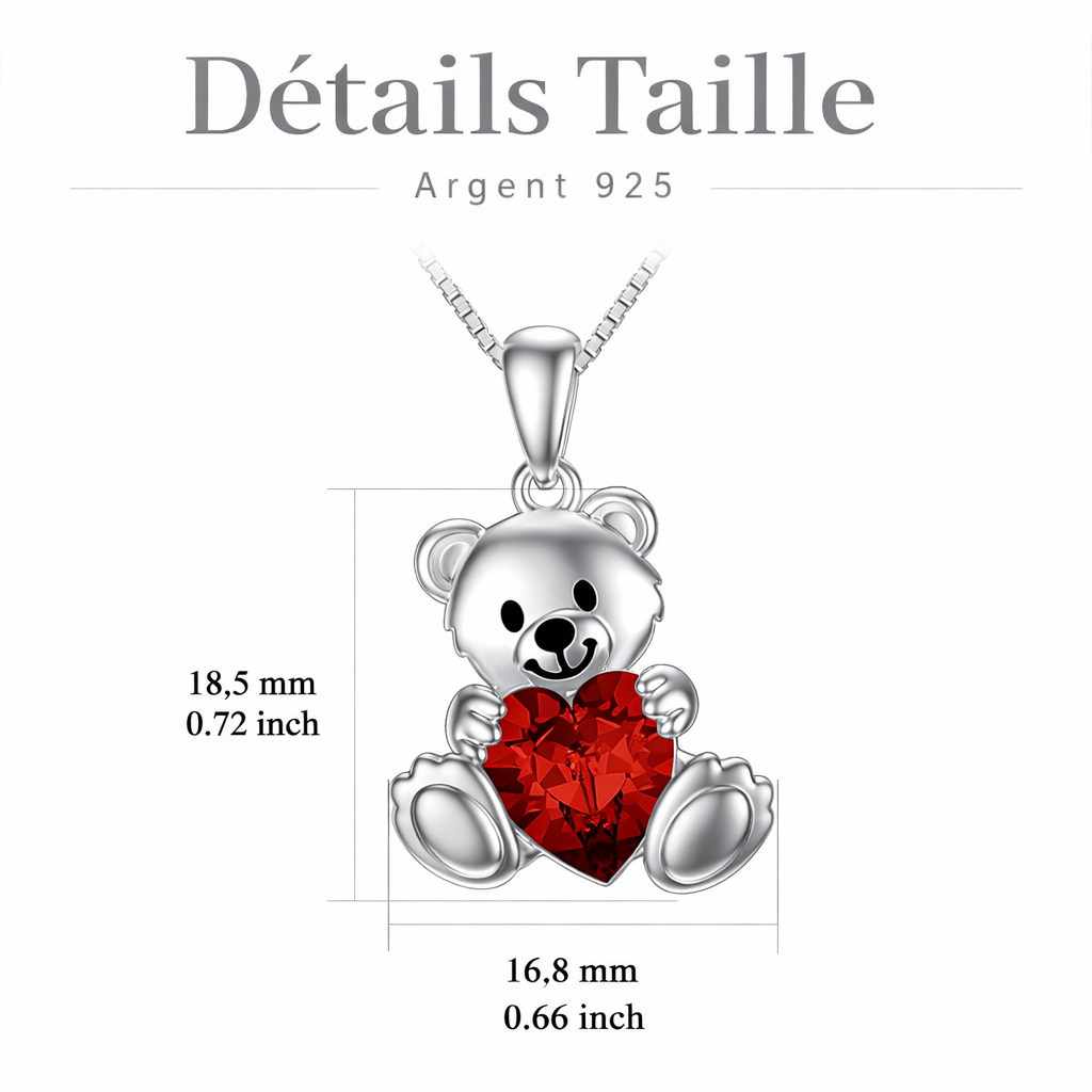 Collier Ours Lumière du Coeur