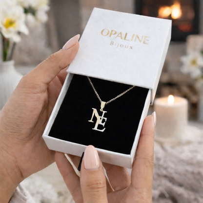 Collier Maelyn Personnalisé à Initiales