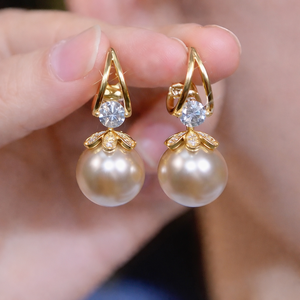 Boucles Lumière Perlée