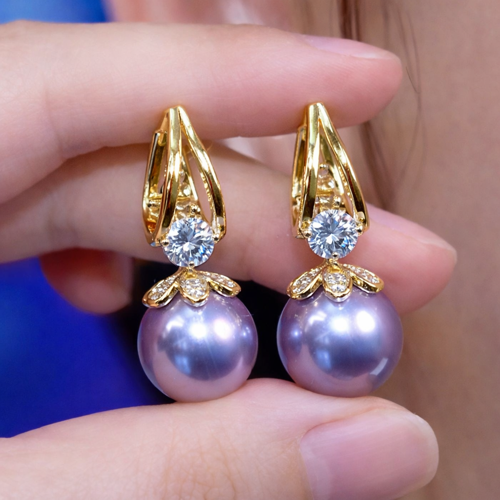 Boucles Lumière Perlée