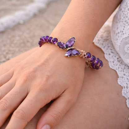 Bracelet Papillon Cristal