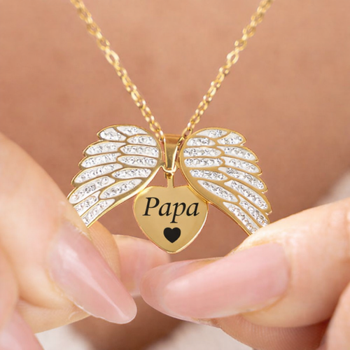 Collier Ange Protecteur Personnalisé